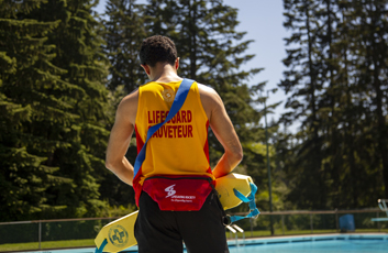 Designate a backyard pool lifeguard